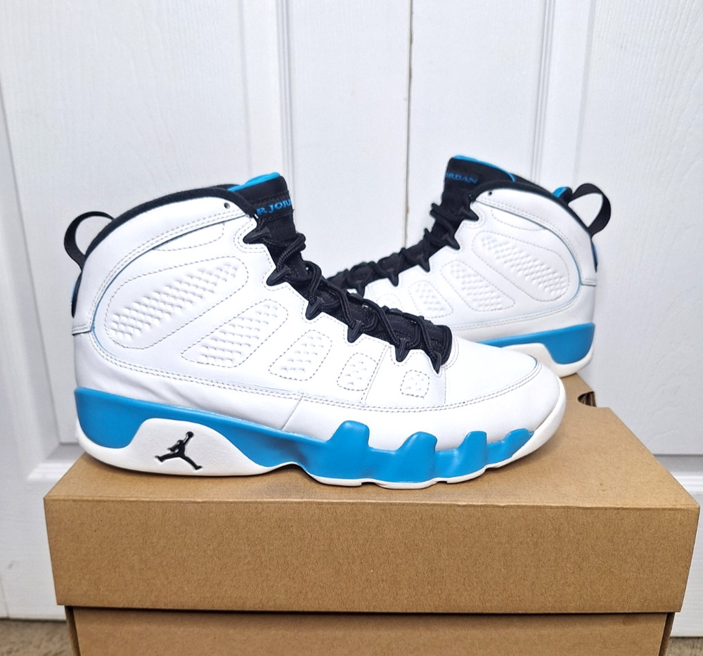 Air Jordan 9 Retro 2024 Powder Blue Summit White Black FQ8992-101 sz 9